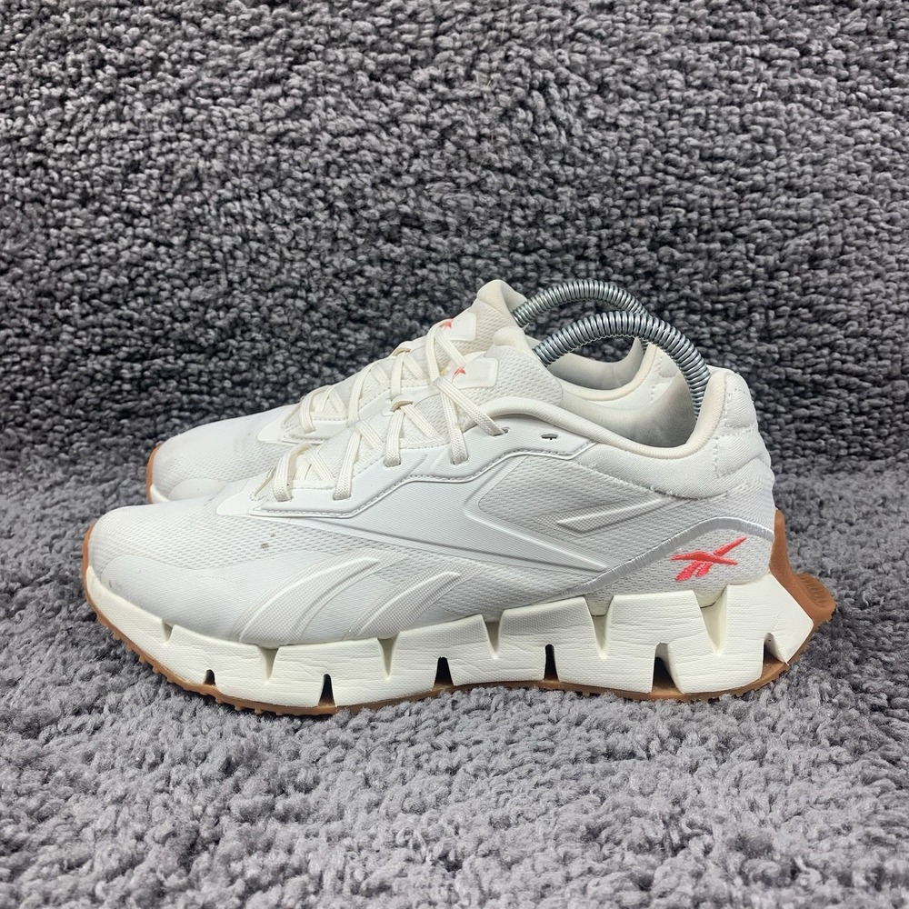 Reebok Women's ZIG DYNAMICA 4 CHALK/NEOCHE/RBKG03 Running Shoes Size 9